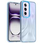 For OPPO Reno12 Global Candy PC Hybrid TPU Shockproof Phone Case(Blue) - 1