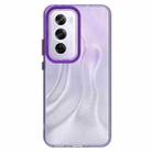 For OPPO Reno12 Global Candy PC Hybrid TPU Shockproof Phone Case(Purple) - 2