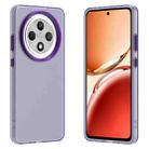 For OPPO Reno12 F 4G Candy PC Hybrid TPU Shockproof Phone Case(Purple) - 1