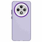 For OPPO Reno12 F 4G Candy PC Hybrid TPU Shockproof Phone Case(Purple) - 2