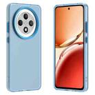 For OPPO Reno12 F 5G Candy PC Hybrid TPU Shockproof Phone Case(Blue) - 1