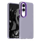 For OPPO K12x Candy PC Hybrid TPU Shockproof Phone Case(Purple) - 1