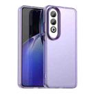 For OPPO K12 Plus Candy PC Hybrid TPU Shockproof Phone Case(Purple) - 1