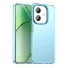 For OPPO A3 4G Candy PC Hybrid TPU Shockproof Phone Case(Blue) - 1