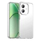 For OPPO A3x 4G Candy PC Hybrid TPU Shockproof Phone Case(White) - 1