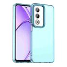 For OPPO A3 Energy Candy PC Hybrid TPU Shockproof Phone Case(Blue) - 1