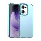 For OPPO Reno13 5G Global Candy PC Hybrid TPU Shockproof Phone Case(Blue) - 1