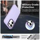 For OPPO Reno13 5G Global Candy PC Hybrid TPU Shockproof Phone Case(Purple) - 2