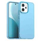 For OPPO Reno14 5G Global Candy PC Hybrid TPU Shockproof Phone Case(Blue) - 1