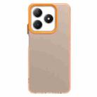 For Realme C61 Candy PC Hybrid TPU Shockproof Phone Case(Orange) - 2