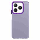 For Realme C61 Candy PC Hybrid TPU Shockproof Phone Case(Purple) - 2