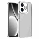 For Realme Narzo N63 Candy PC Hybrid TPU Shockproof Phone Case(White) - 1