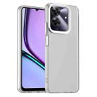 For Realme Note 60 Candy PC Hybrid TPU Shockproof Phone Case(White) - 1