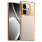For Realme GT 6T Candy PC Hybrid TPU Shockproof Phone Case(Orange) - 1