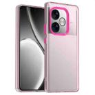 For Realme GT 6T Candy PC Hybrid TPU Shockproof Phone Case(Red) - 1