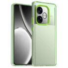 For Realme GT 6T Candy PC Hybrid TPU Shockproof Phone Case(Green) - 1