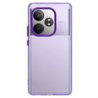 For Realme GT 6T Candy PC Hybrid TPU Shockproof Phone Case(Purple) - 2