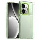 For Realme GT Neo6 Candy PC Hybrid TPU Shockproof Phone Case(Green) - 1
