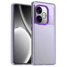 For Realme GT Neo6 SE Candy PC Hybrid TPU Shockproof Phone Case(Purple) - 1