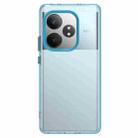 For Realme GT 6 Global Candy PC Hybrid TPU Shockproof Phone Case(Blue) - 2