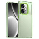 For Realme GT 6 Global Candy PC Hybrid TPU Shockproof Phone Case(Green) - 1