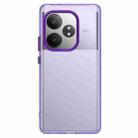 For Realme GT 6 Global Candy PC Hybrid TPU Shockproof Phone Case(Purple) - 2