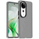 For vivo S19 Pro Candy PC Hybrid TPU Shockproof Phone Case(Black) - 1