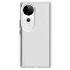 For vivo V40 Pro 5G Candy PC Hybrid TPU Shockproof Phone Case(White) - 2