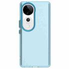 For vivo V40 Pro 5G Candy PC Hybrid TPU Shockproof Phone Case(Blue) - 2