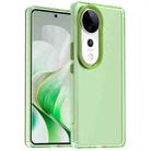 For vivo S19 Candy PC Hybrid TPU Shockproof Phone Case(Green) - 1