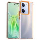 For vivo Y200 Pro Candy PC Hybrid TPU Shockproof Phone Case(Orange) - 1