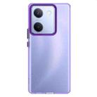 For vivo Y200 Pro Candy PC Hybrid TPU Shockproof Phone Case(Purple) - 2