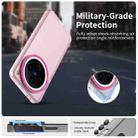 For vivo X200 Candy PC Hybrid TPU Shockproof Phone Case(Red) - 2