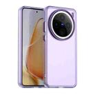 For vivo X200 Pro mini Candy PC Hybrid TPU Shockproof Phone Case(Purple) - 1