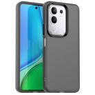 For vivo Y29 4G Candy PC Hybrid TPU Shockproof Phone Case(Black) - 1