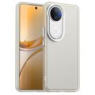 For vivo V50 Candy PC Hybrid TPU Shockproof Phone Case(White) - 1