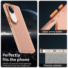 For vivo V50 Candy PC Hybrid TPU Shockproof Phone Case(Orange) - 2