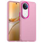 For vivo V50 Candy PC Hybrid TPU Shockproof Phone Case(Red) - 1