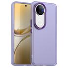 For vivo V50 Candy PC Hybrid TPU Shockproof Phone Case(Purple) - 1