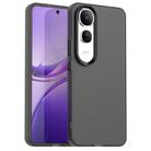 For vivo V50 Lite 5G Candy PC Hybrid TPU Shockproof Phone Case(Black) - 1