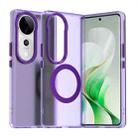 For vivo S19 Pro Candy Magsafe PC Hybrid TPU Phone Case(Purple) - 1