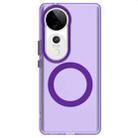 For vivo S19 Pro Candy Magsafe PC Hybrid TPU Phone Case(Purple) - 2