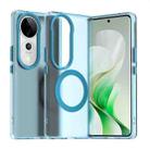 For vivo V40 5G Candy Magsafe PC Hybrid TPU Phone Case(Blue) - 1