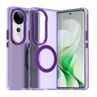 For vivo V40 5G Candy Magsafe PC Hybrid TPU Phone Case(Purple) - 1