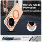For vivo X200 Candy Magsafe PC Hybrid TPU Phone Case(Orange) - 2