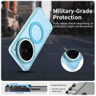For vivo X200 Candy Magsafe PC Hybrid TPU Phone Case(Blue) - 2