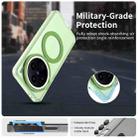 For vivo X200 Pro Candy Magsafe PC Hybrid TPU Phone Case(Green) - 2