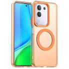 For vivo Y29 4G Candy Magsafe PC Hybrid TPU Phone Case(Orange) - 1