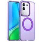 For vivo Y29 4G Candy Magsafe PC Hybrid TPU Phone Case(Purple) - 1