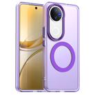 For vivo V50 Candy Magsafe PC Hybrid TPU Phone Case(Purple) - 1